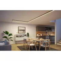 Linion Light channel 1m 24V 17W 3000K Signal black - système d'accrochage et décoration - détail 13