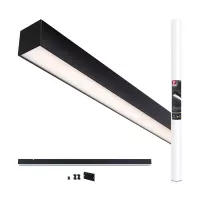 Linion Light channel 1m 24V 17W 3000K Signal black - système d'accrochage et décoration - détail 21