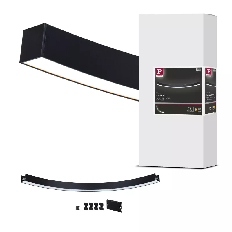Linion 90° Kanalleuchte 24V 13W 3000K Schwarz Signal