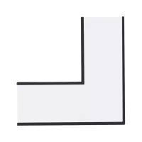 Luz de canal Linion de 90°, 24 V, 3,5 W, 3000 K, color negro. - système d'accrochage et décoration - détail 2