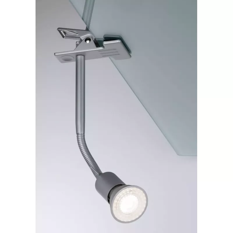 Finja Chrom Matt Clip-on Scheinwerfer 230V GU10