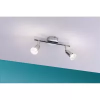 Spotlight Carolina IP44 GU10 230V max. 2x10W gradable - système d'accrochage et décoration - détail 4