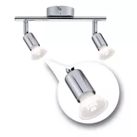 Spotlight Carolina IP44 GU10 230V max. 2x10W gradable - système d'accrochage et décoration - détail 5