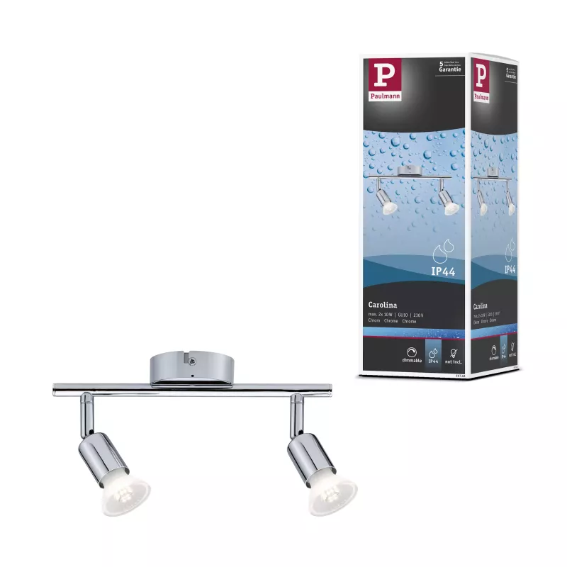 Spotlight Carolina IP44 GU10 230V max. 2x10W gradable