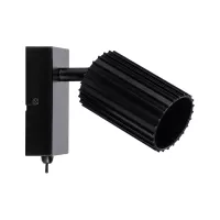 Spotlight Lirena GU10 max. 10W Noir mat Métal - système d'accrochage et décoration - détail 2