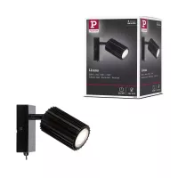 Foco Lirena GU10, máx. 10 W, metal negro mate. - système d'accrochage et décoration - détail 10