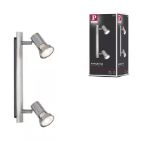 Spotlight Teja GU10 230V max. 2x10W gradable Nickel - système d'accrochage et décoration - détail 3