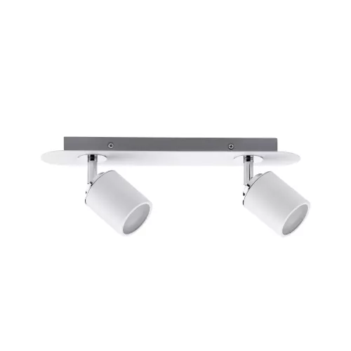 Tubo de foco IP44 GU10 230V máx. 2x10W regulable blanco,,,