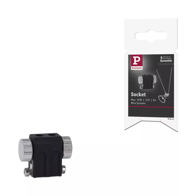 Kabelsystem, G4-Lampenfassung, max. 35 W, 12 V