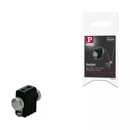 GX5 Socket Lamp Holder Cable System, 3 max. 50W 12V PAULMANN 4 - Cimaise Tableau 