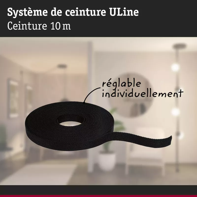 ULine Sangle 10m Dacron Textil Cuivre