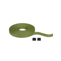 Cinta textil ULine de 10 m, color verde cobre, de dacrón. - système d'accrochage et décoration - détail 7