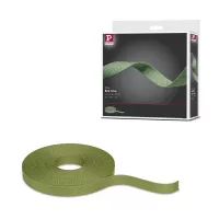 Cinta textil ULine de 10 m, color verde cobre, de dacrón. - système d'accrochage et décoration - détail 10