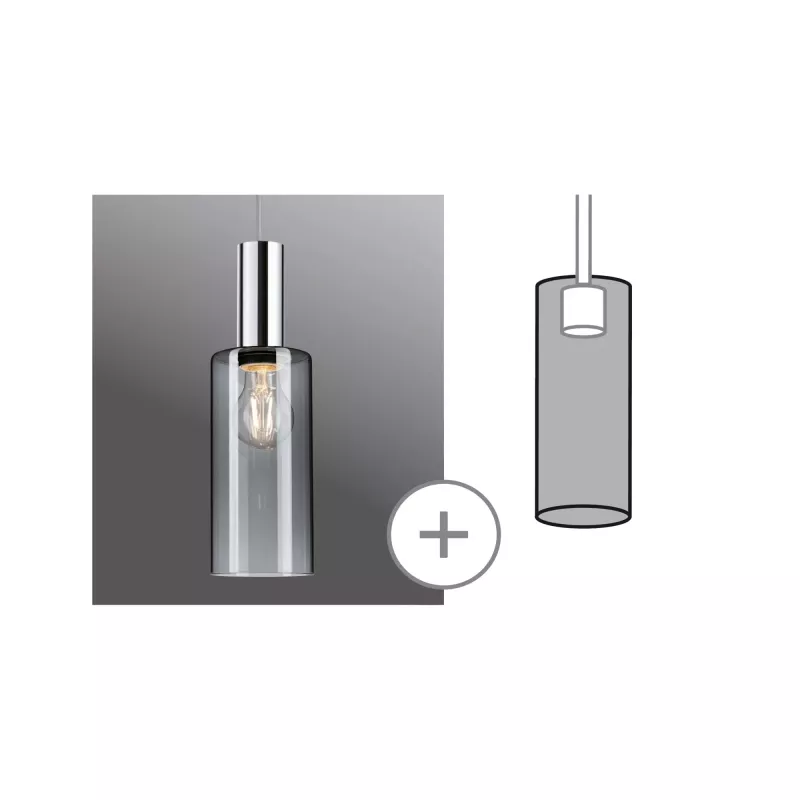 URail Abat-jour 2Easy Raja 100mm Verre