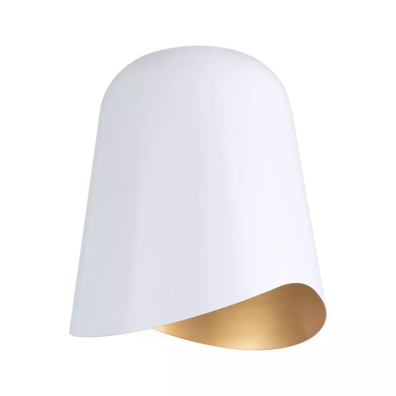 ,URail Abat-jour DecoSystems Alvaro 144mm Blanc,, Doré, - système d'accrochage et décoration