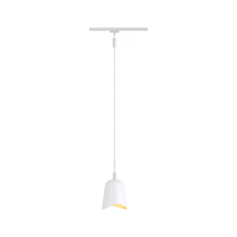 ,URail Abat-jour DecoSystems Alvaro 144mm Blanc,, Doré, PAULMANN 12 - Cimaise Tableau 