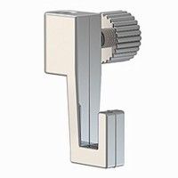 Light hook 4 kg - hanging picture rails artiteq ARTI TEQ 2 - Cimaise Tableau 