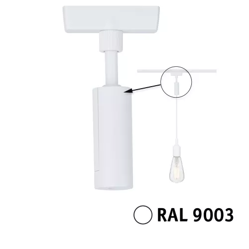 URail Universal-Aufhängungsadapter max. 50 W 230 V Signal weiß PAULMANN 8 - Cimaise Tableau 