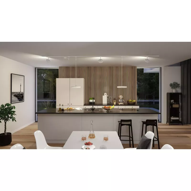 URail Alimentation électrique Câble 1m max. 1000W Blanc signal PAULMANN 13 - Cimaise Tableau 