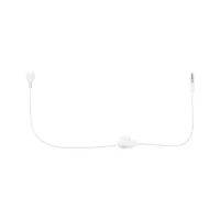 URail-Netzkabel mit Schalter, 2,4 m, max. 1000 W, weißes Signal - système d'accrochage et décoration - détail 1