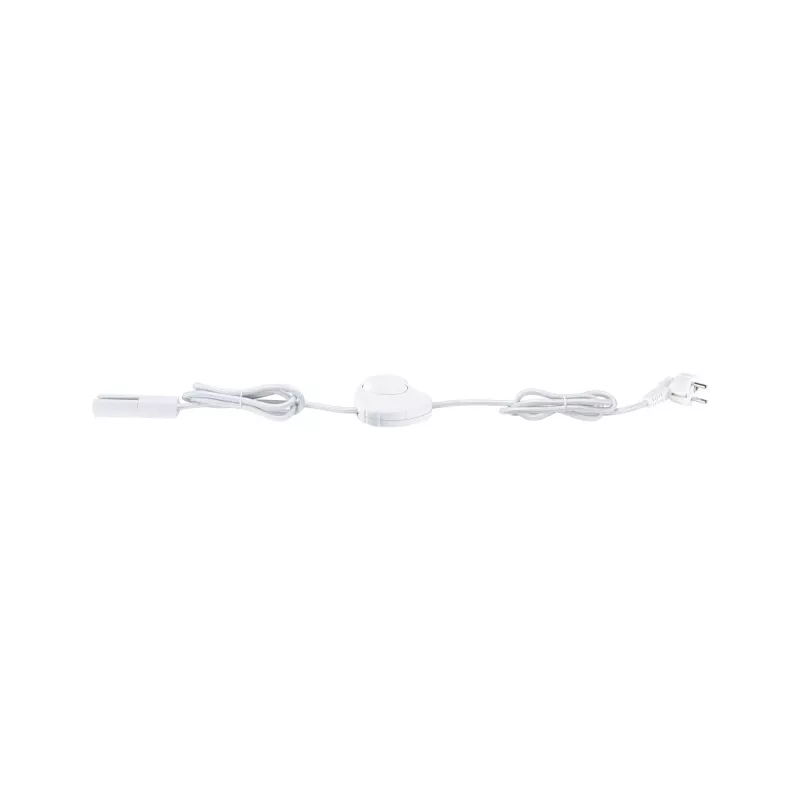 ,URail Alimentation électrique Câble avec interrupteur 2,,4m max. 1000W Blanc signal,