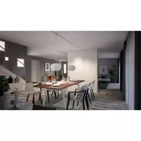 URail Connecteur Pièce en L 62x62mm max. 1000W Blanc signal - système d'accrochage et décoration - détail 3