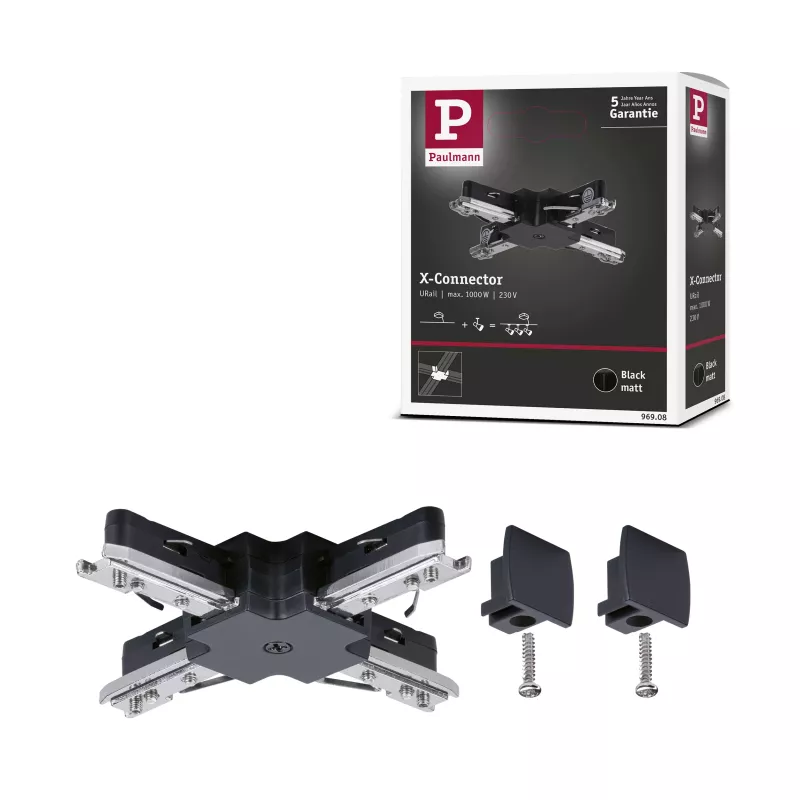 URail Connecteur X-Stück Light&Easy 104x104mm max. 1000W PAULMANN 22 - Cimaise Tableau 
