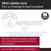 ,URail Lightbar 3-Step-Dim Ceris 850lm 9,,5W 4000K gradable 230V Blanc signal, - système d'accrochage et décoration - détail 5