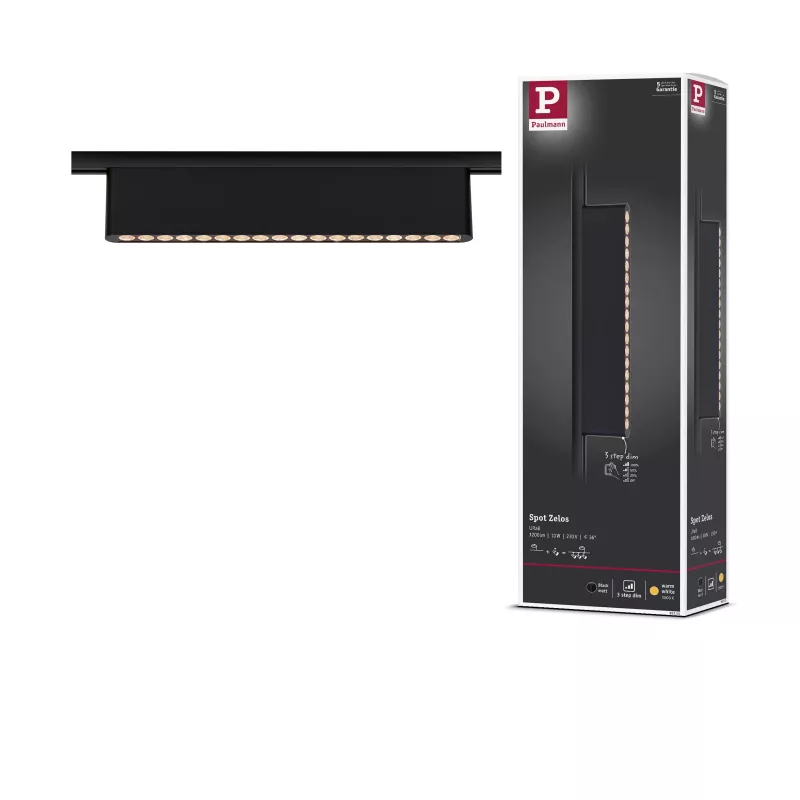 URail Lichtleiste 3-stufig dimmbar Zelos 1050lm 10W 3000K 230V PAULMANN 24 - Cimaise Tableau 