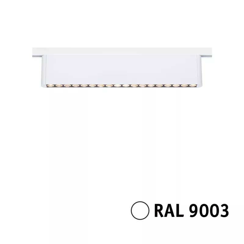 URail Lightbar 3-Step-Dim Zelos 1050lm 10W 3000K gradable 230V Blanc signal