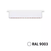 URail Lightbar 3-Step-Dim Zelos 1050lm 10W 3000K dimmable 230V Signal white - système d'accrochage et décoration - détail 3