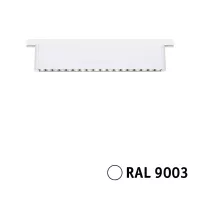 URail Lightbar 3-Step-Dim Zelos 1100lm 10W 4000K gradable 230V Blanc signal - système d'accrochage et décoration - détail 3