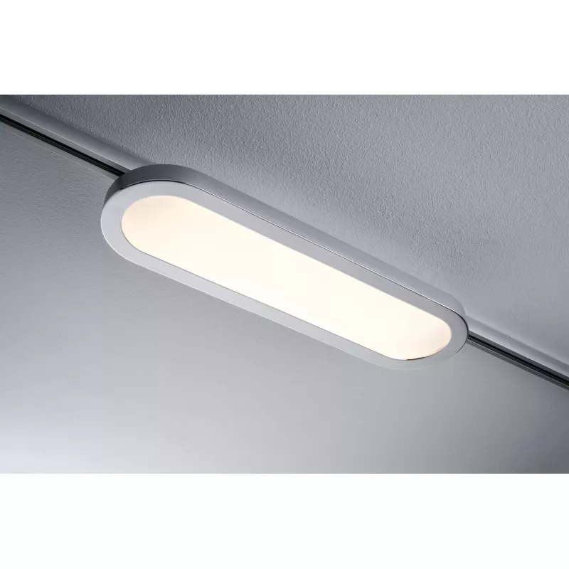 ,URail Panneau Loop 480lm 7W 2700K 230V Chrome mat,,,