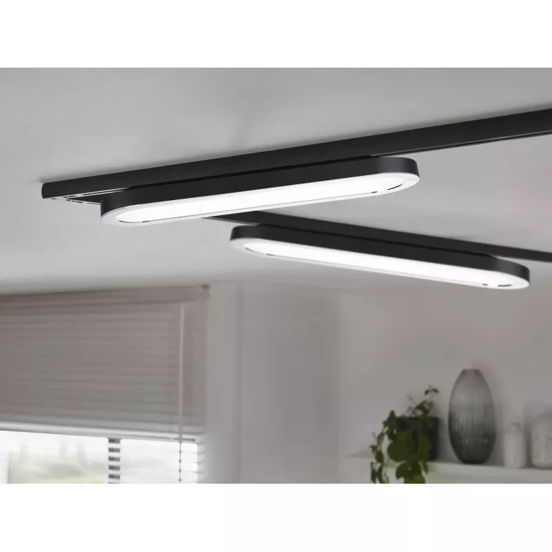 ,URail Panneau Loop 480lm 7W 2700K 230V Noir mat,,, PAULMANN 11 - Cimaise Tableau 