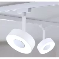 URail Spot sur rail 3-Step-Dim Circle 280lm 5W 3000K gradable 230V Blanc signal - système d'accrochage et décoration - détail 13