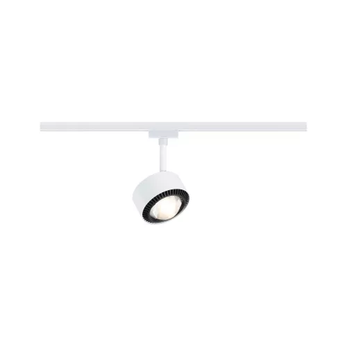 Foco para vía URail Aldan Individual 470lm 8W 3000K regulable 230V Blanco señal PAULMANN 15 - Cimaise Tableau 