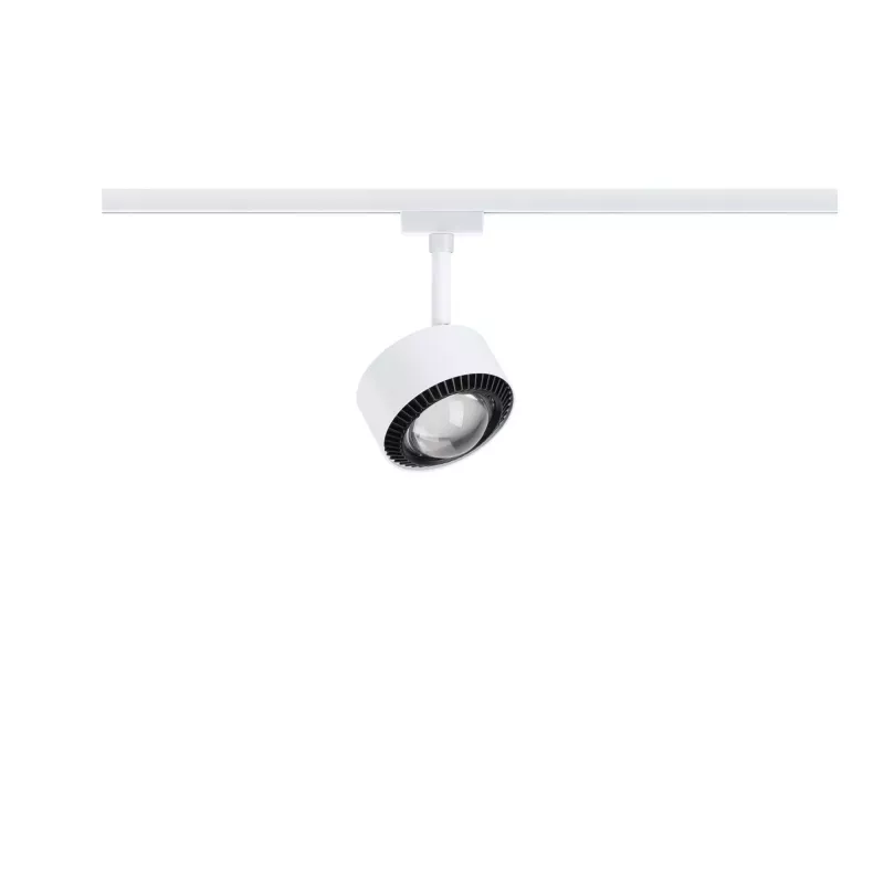 URail Spot sur rail Aldan Spot individuel 470lm 8W 4000K gradable 230V Blanc signal