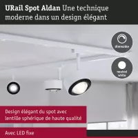 URail Spot sur rail Aldan Spot individuel 470lm 8W 4000K gradable 230V Blanc signal - système d'accrochage et décoration - détail 7