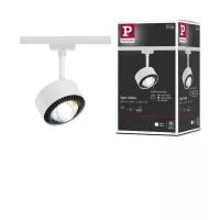 URail Spot sur rail Aldan Spot individuel 500lm 8W White Switch 230V Blanc signal - système d'accrochage et décoration - détail 15