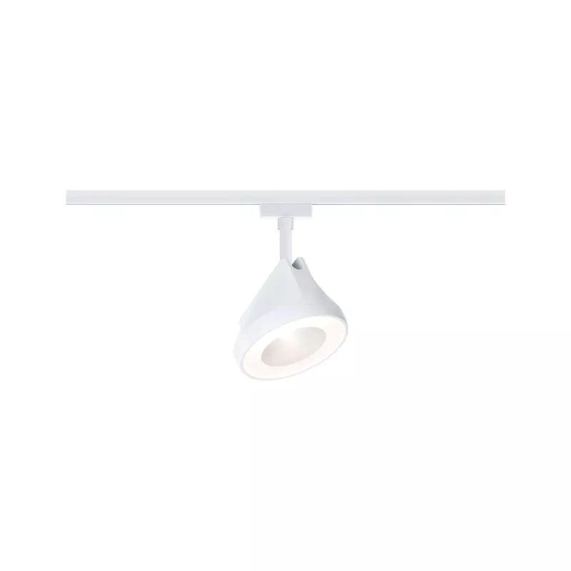 URail Gleisstrahler Arena Einzelstrahler 850 lm 15 W 2700 K dimmbar 230 V Signal weiß - système d'accrochage et décoration