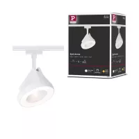 URail Gleisstrahler Arena Einzelstrahler 850 lm 15 W 2700 K dimmbar 230 V Signal weiß - système d'accrochage et décoration - détail 11
