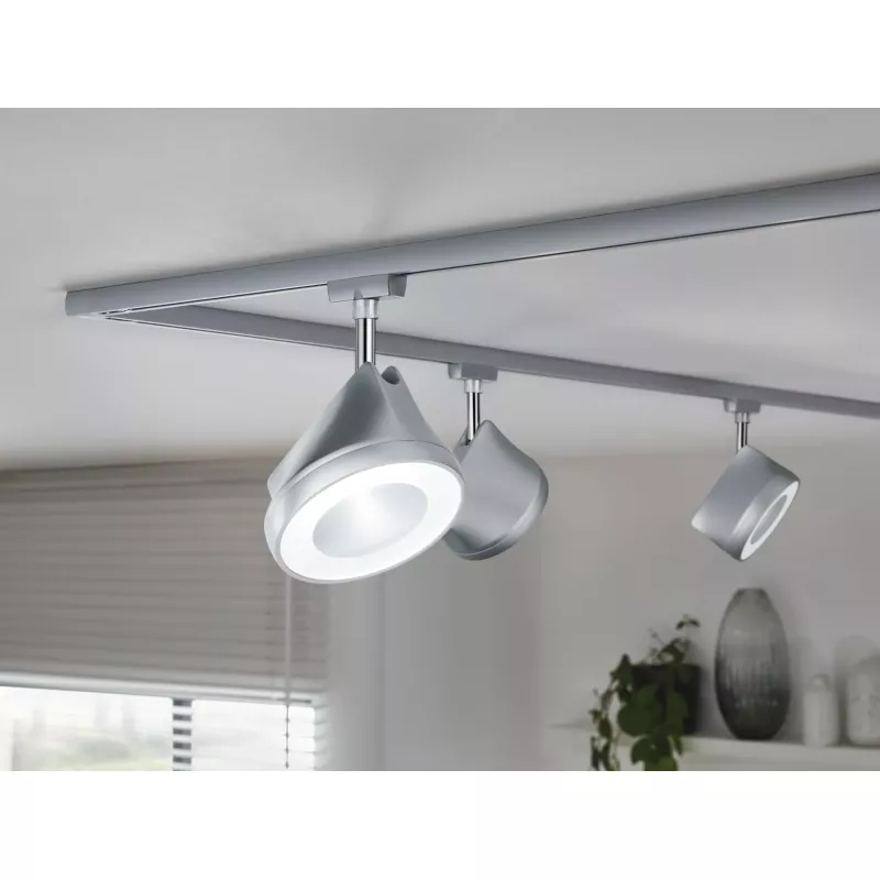 ,URail Spot sur rail Arena Spot individuel 950lm 15,,3W 4000K gradable 230V Chrome mat,,,