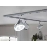 Foco individual para riel URail, 950 lm, 15, 3 W, 4000 K, regulable, 230 V, cromo mate, - système d'accrochage et décoration - détail 6