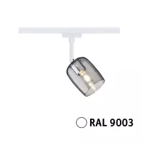 ,URail Spot sur rail Blossom G9 max. 10W gradable 230V Blanc signal,, Verre, - système d'accrochage et décoration - détail 3