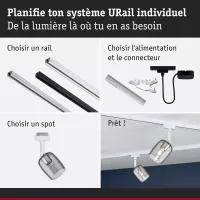 ,URail Schienenstrahler Blossom G9 max. 10W dimmbar 230V Signal weiß,, Glas, - système d'accrochage et décoration - détail 6
