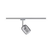 URail Spot auf Schienen, Blossom Einzelstrahler G9, max. 10 W, dimmbar, 230 V, mattes Chrom, Glas - système d'accrochage et décoration - détail 1