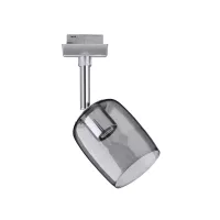 URail Spot on track Blossom Individual spotlight G9 max. 10W dimmable 230V Matte chrome, Glass - système d'accrochage et décoration - détail 3