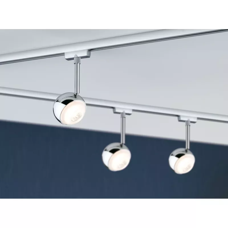 URail Schienenstrahler Capsule II Einzelstrahler 439 lm 6,3 W 2700 K dimmbar 230 V Mattchrom
