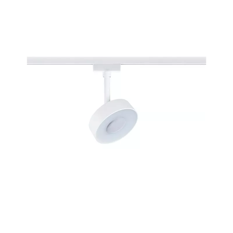 URail Spot sur rail Circle 180lm 5W 3000K gradable 230V Blanc signal PAULMANN 16 - Cimaise Tableau 