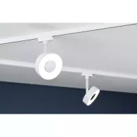 URail Gleisstrahler, rund, 180 lm, 5 W, 3000 K, dimmbar, 230 V, Signalweiß - système d'accrochage et décoration - détail 12